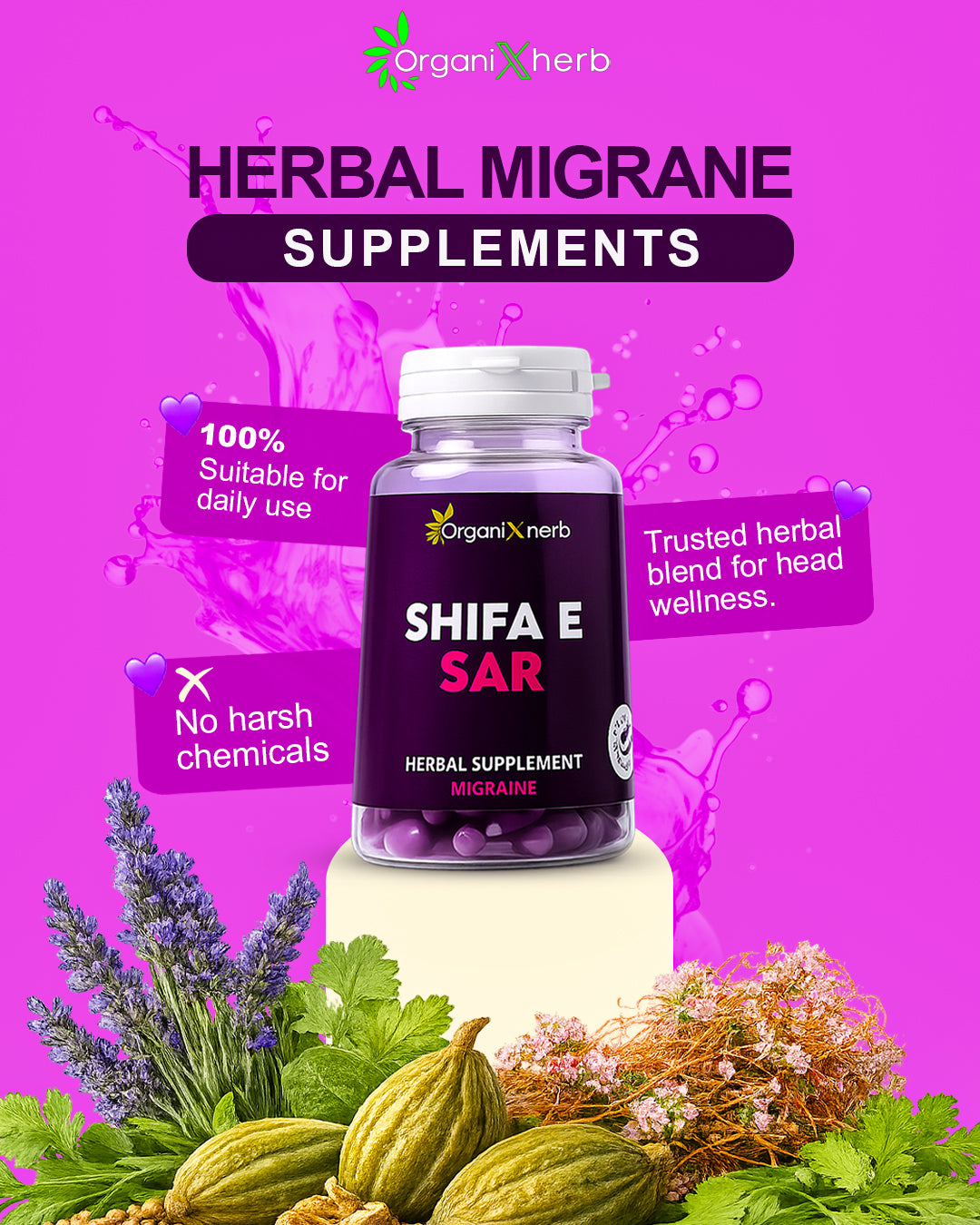 Shifa-e-Sar – (Migraine Relief)